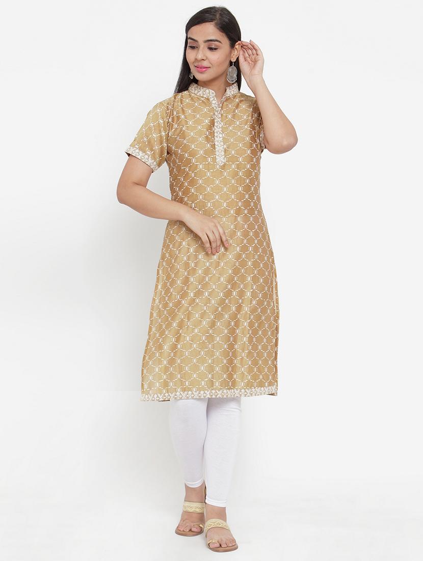 printed straight kurta - 17473669 - Zoom Image - 1
