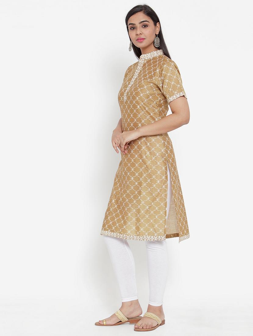 printed straight kurta - 17473669 - Zoom Image - 2