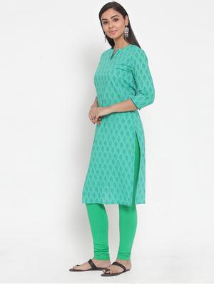 printed straight kurta - 17473670 - Standard Image - 2