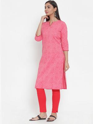 block print straight kurta - 17473674 - Standard Image - 2
