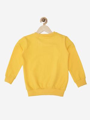 yellow cotton fleece sweatshirt - 17473742 - Standard Image - 2