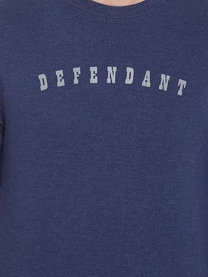 blue chest print sweatshirt - 17473877 - Standard Image - 5
