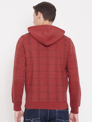 maroon printed sweatshirt - 17473883 - Standard Image - 3