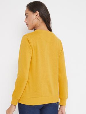 crew neck solid sweatshirt - 17473911 - Standard Image - 3