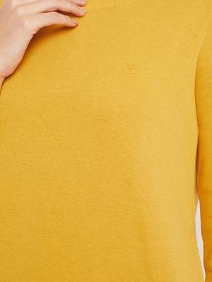 crew neck solid sweatshirt - 17473911 - Standard Image - 5