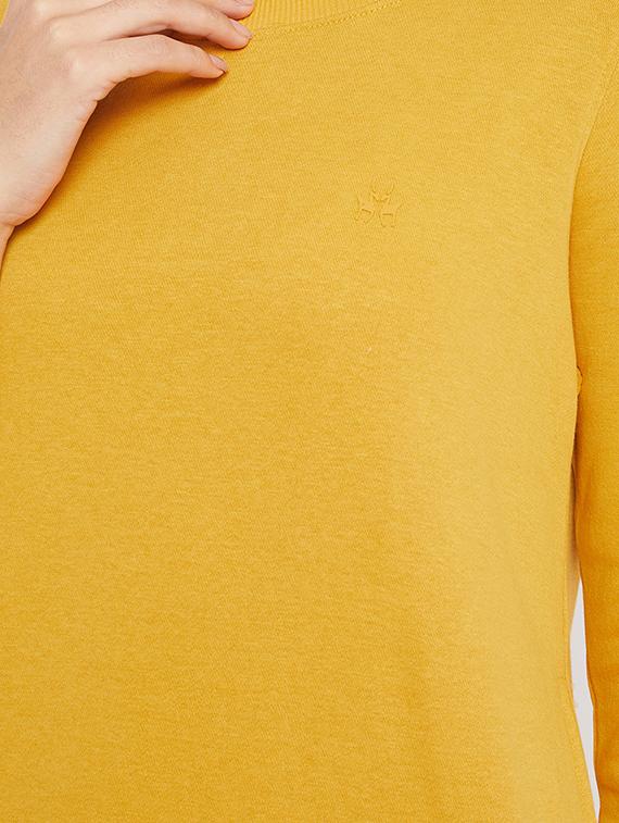 crew neck solid sweatshirt - 17473911 - Zoom Image - 5