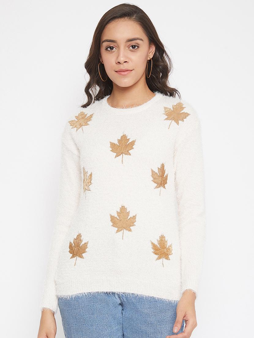 round neck printed pullover - 17473926 - Zoom Image - 1