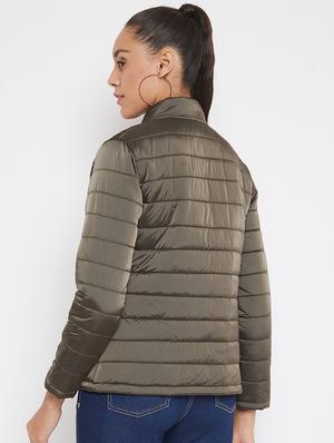 mock neck puffer jacket - 17473960 - Standard Image - 3