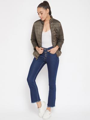 mock neck puffer jacket - 17473960 - Standard Image - 4