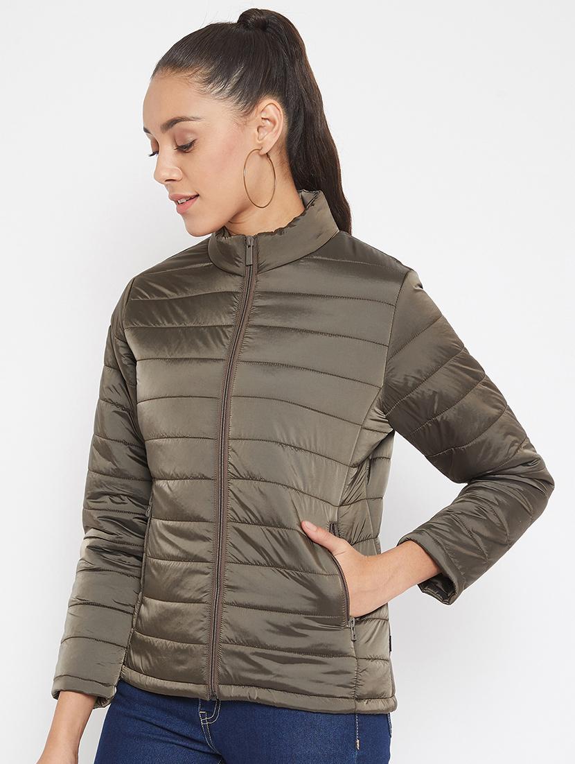 mock neck puffer jacket - 17473960 - Zoom Image - 2