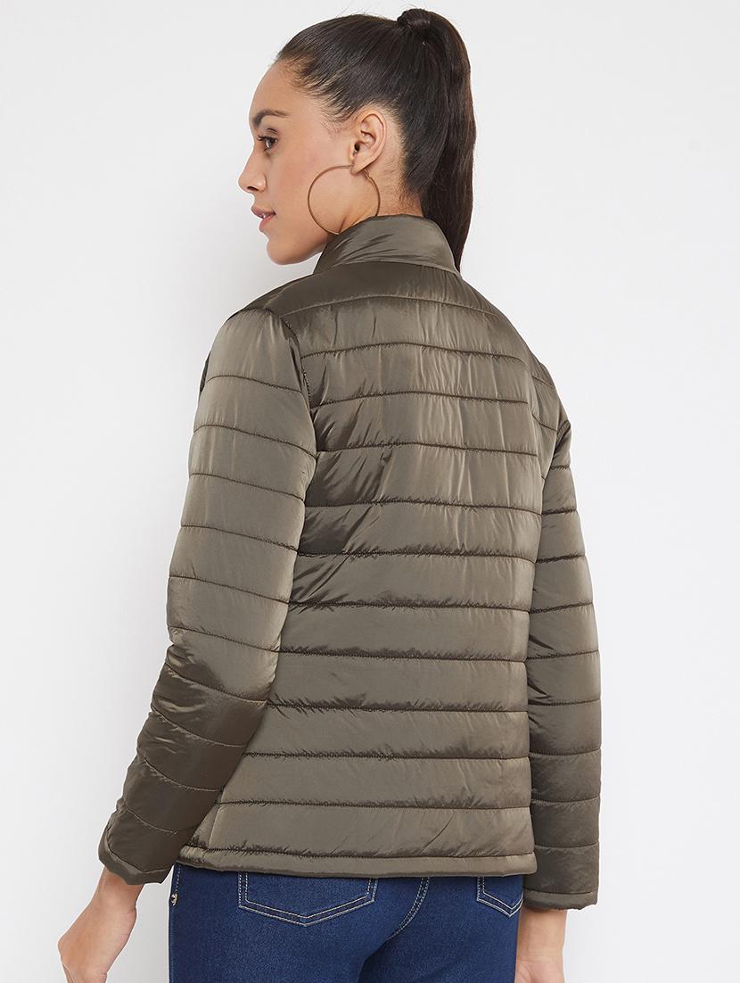 mock neck puffer jacket - 17473960 - Zoom Image - 3