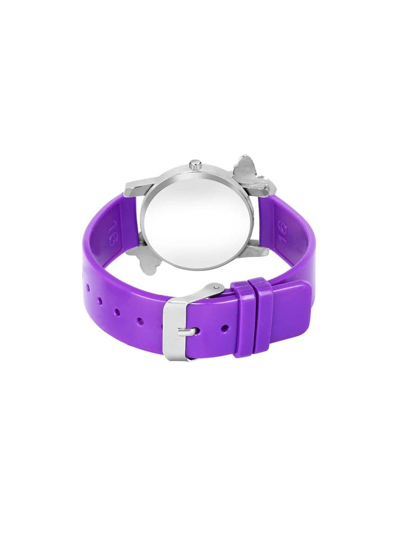 k-2 blue diamond studded attractive butterfly stylish women watch - 17474135 - Zoom Image - 2