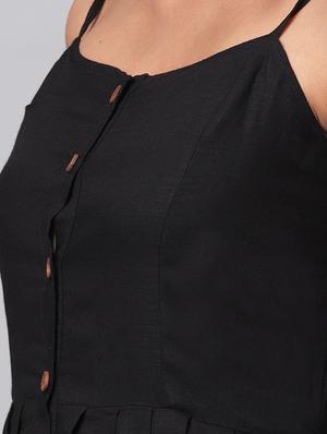 button up a-line dress - 17474313 - Standard Image - 4