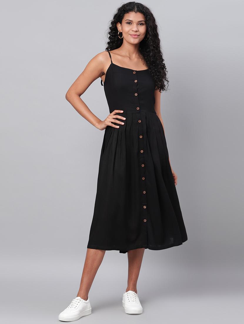button up a-line dress - 17474313 - Zoom Image - 1