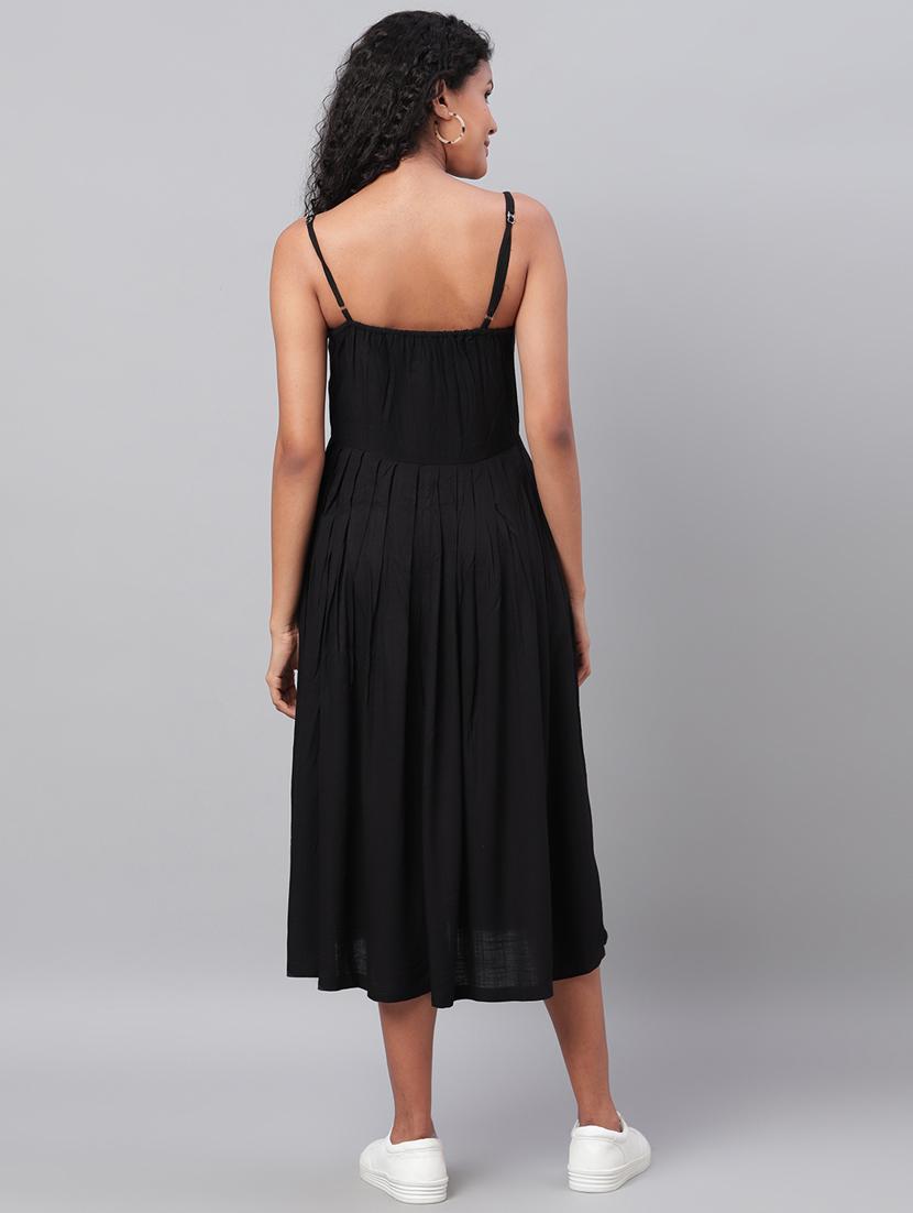 button up a-line dress - 17474313 - Zoom Image - 3