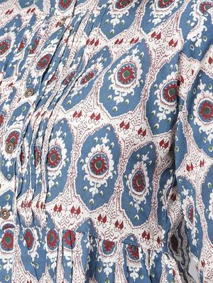 pleat detail a-line tunic - 17474379 - Standard Image - 4