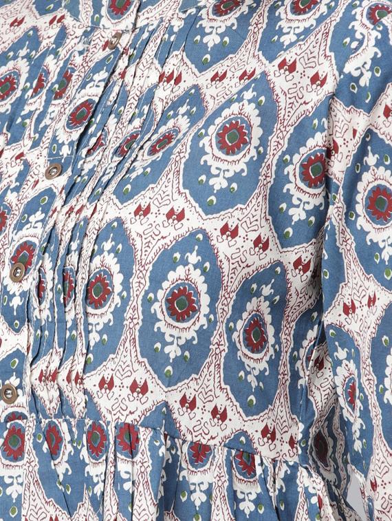 pleat detail a-line tunic - 17474379 - Zoom Image - 4