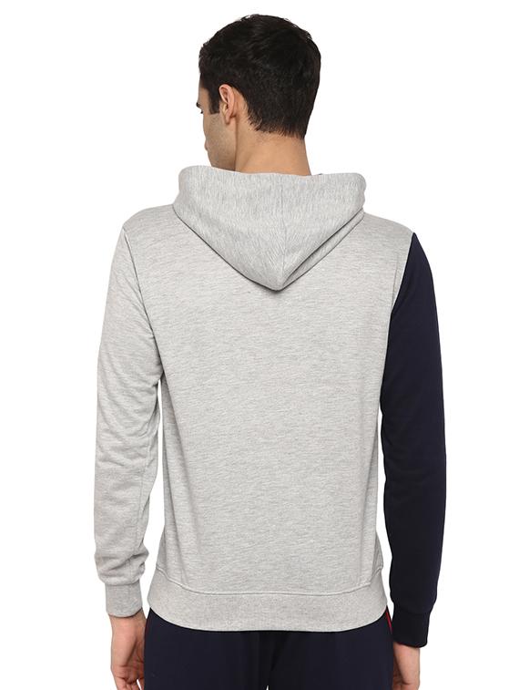 navy blue color block track suit - 17474647 - Zoom Image - 3