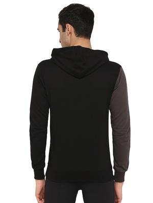 black color block track suit - 17474648 - Standard Image - 3