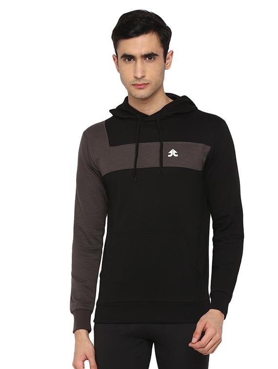 black color block track suit - 17474648 - Zoom Image - 1