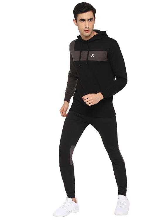black color block track suit - 17474648 - Zoom Image - 4