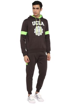 olive green printed track suit - 17474654 - Standard Image - 2