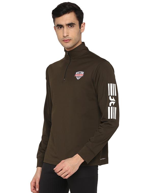 olive green printed track suit - 17474725 - Zoom Image - 2