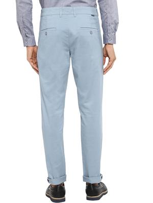 light blue solid chinos - 17474731 - Standard Image - 3