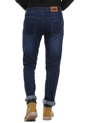 navy blue light washed denim jeans - 17474803 - Standard Image - 3