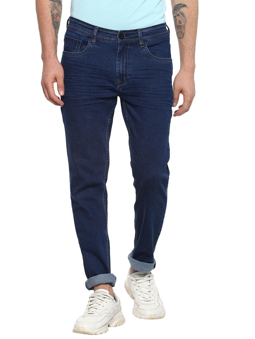 blue plain denim jeans - 17474813 - Zoom Image - 1
