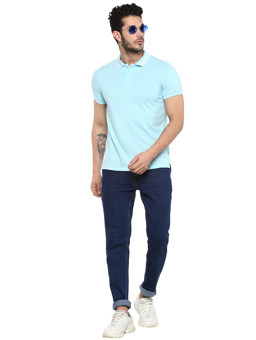 blue plain denim jeans - 17474813 - Zoom Image - 4