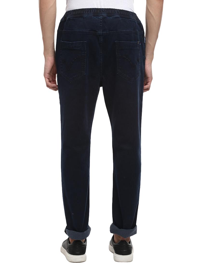 navy blue plain denim jeans - 17474816 - Zoom Image - 3