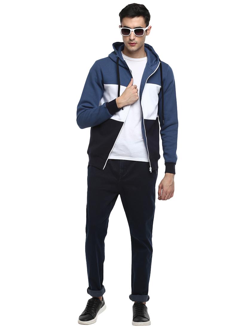 navy blue plain denim jeans - 17474816 - Zoom Image - 4