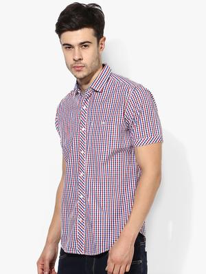 multi colored checkered casual shirt - 17474932 - Standard Image - 2