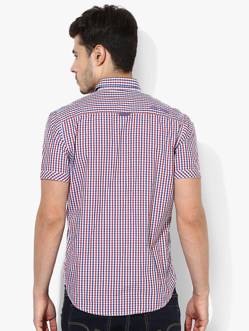 multi colored checkered casual shirt - 17474932 - Zoom Image - 3