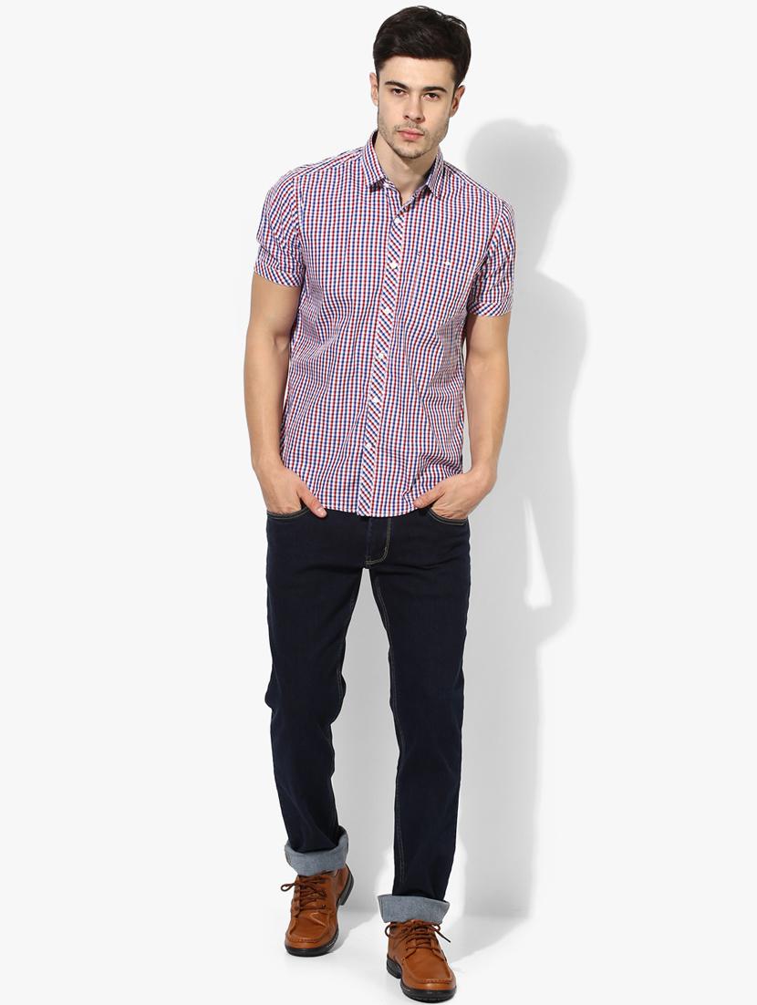 multi colored checkered casual shirt - 17474932 - Zoom Image - 4