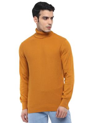 mustard solid pullover - 17474984 - Standard Image - 2