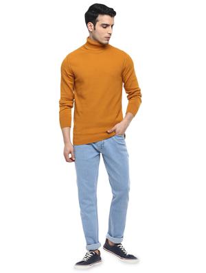 mustard solid pullover - 17474984 - Standard Image - 4