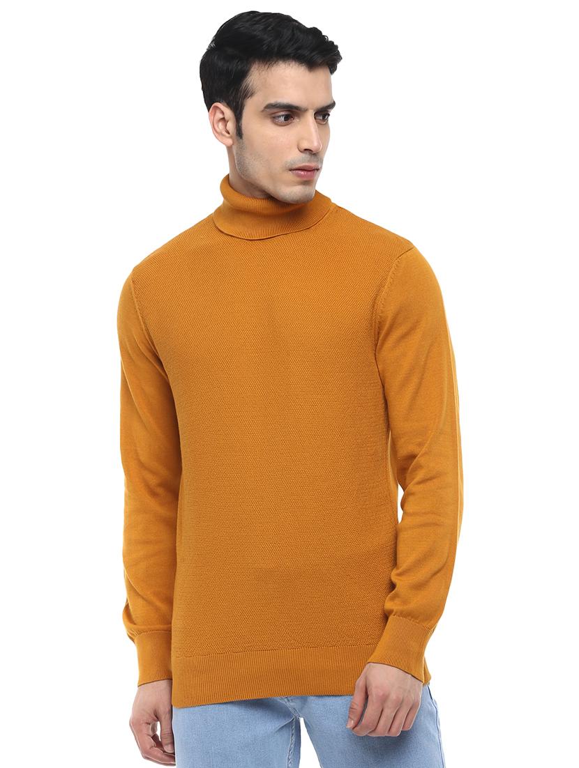 mustard solid pullover - 17474984 - Zoom Image - 2