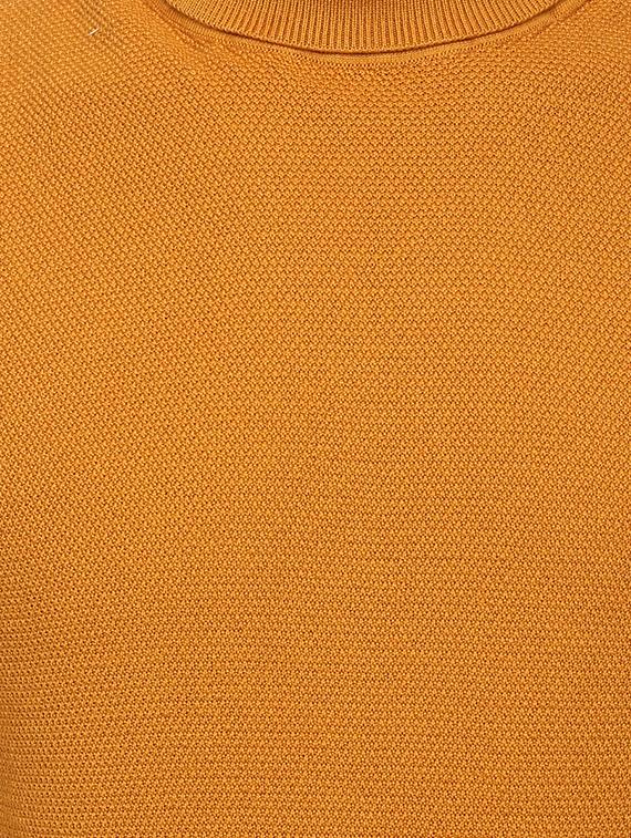 mustard solid pullover - 17474984 - Zoom Image - 5