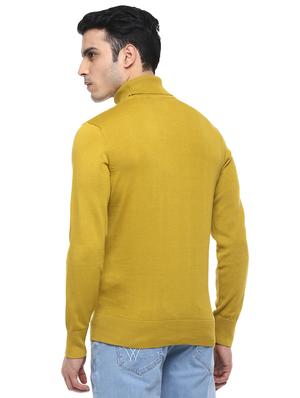 mustard solid pullover - 17474985 - Standard Image - 3