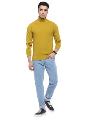 mustard solid pullover - 17474985 - Standard Image - 4