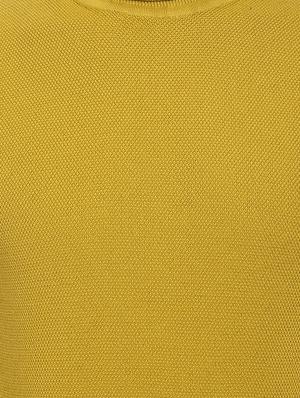 mustard solid pullover - 17474985 - Standard Image - 5