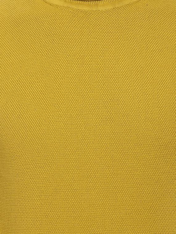 mustard solid pullover - 17474985 - Zoom Image - 5