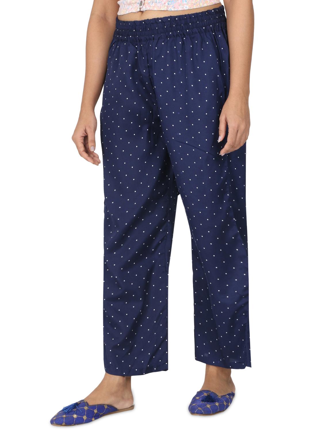 mid rise polka dot palazzo - 17475139 - Zoom Image - 2