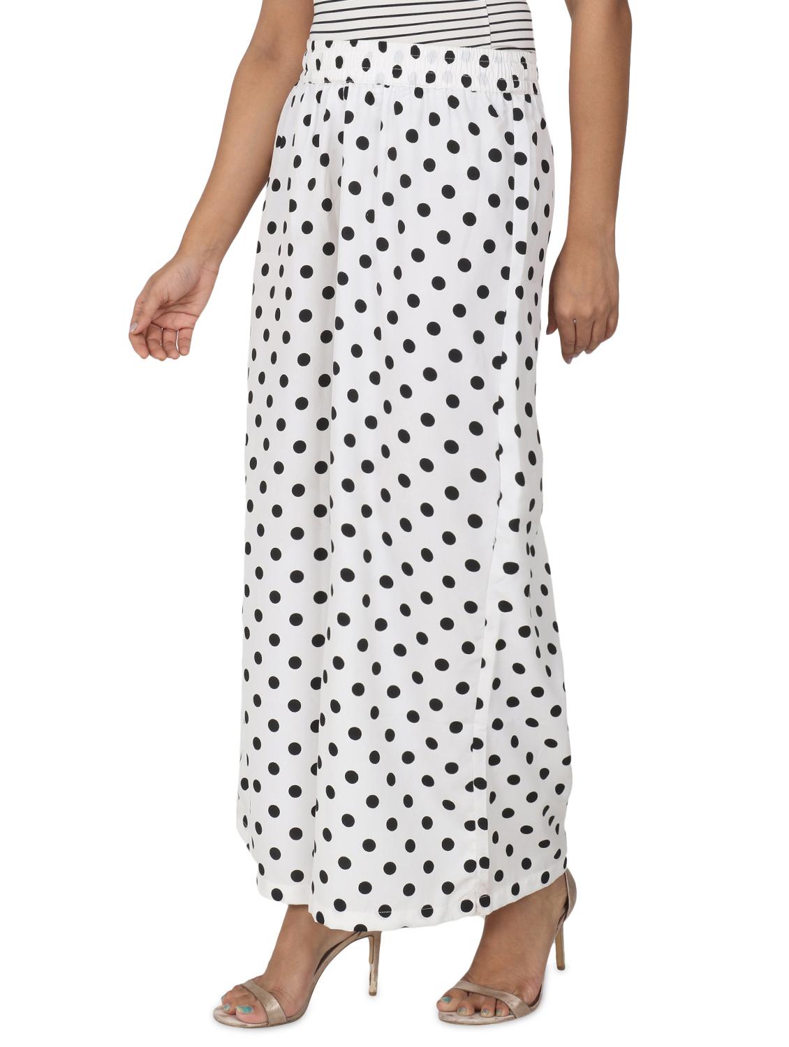 mid rise polka dot palazzo - 17475140 - Zoom Image - 2