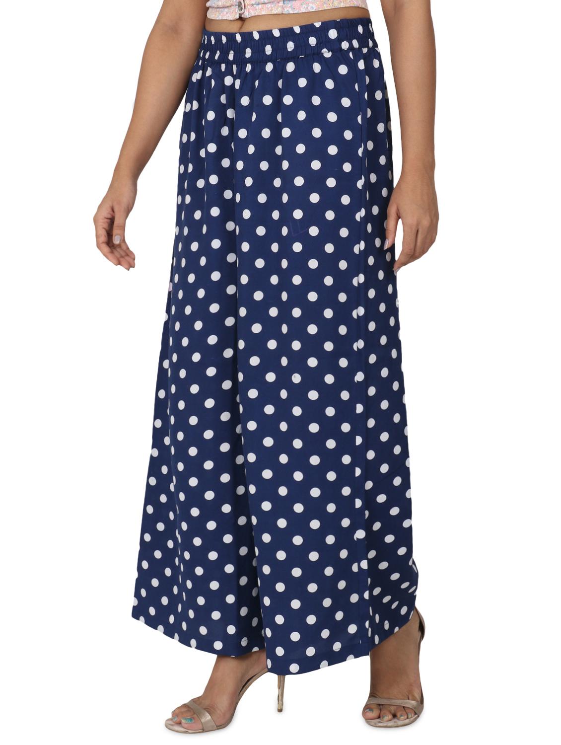 mid rise polka dot palazzo - 17475143 - Zoom Image - 2