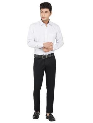black solid formal trouser - 17475324 - Standard Image - 4