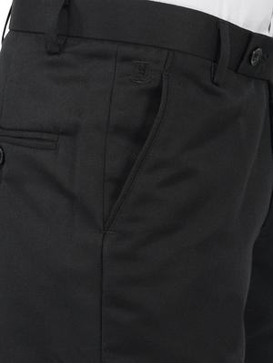 black solid formal trouser - 17475324 - Standard Image - 5