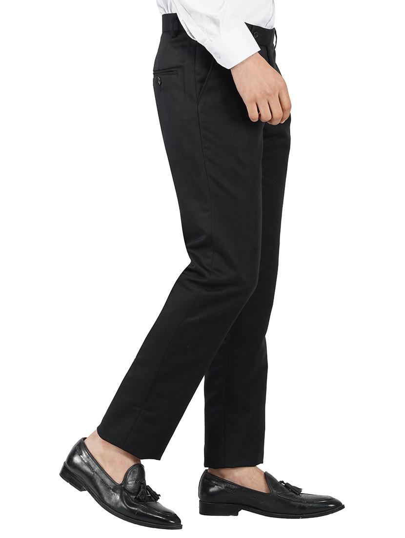 black solid formal trouser - 17475324 - Zoom Image - 2
